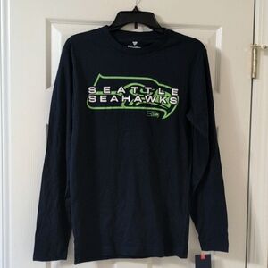 Fanatics Navy Seattle Seahawks Long Sleeve Tee